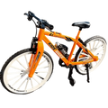 Simulation Mountain Bike Model Home Decor 1：10 Scale Off-Road Racing Bicycle Plastic Material Alloy Bicycle Toy Collection