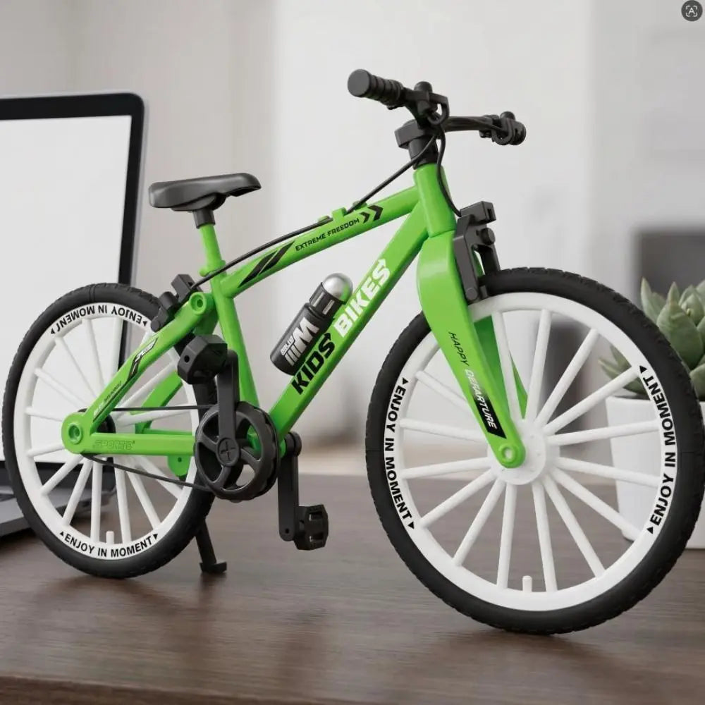 Simulation Mountain Bike Model Home Decor 1：10 Scale Off-Road Racing Bicycle Plastic Material Alloy Bicycle Toy Collection